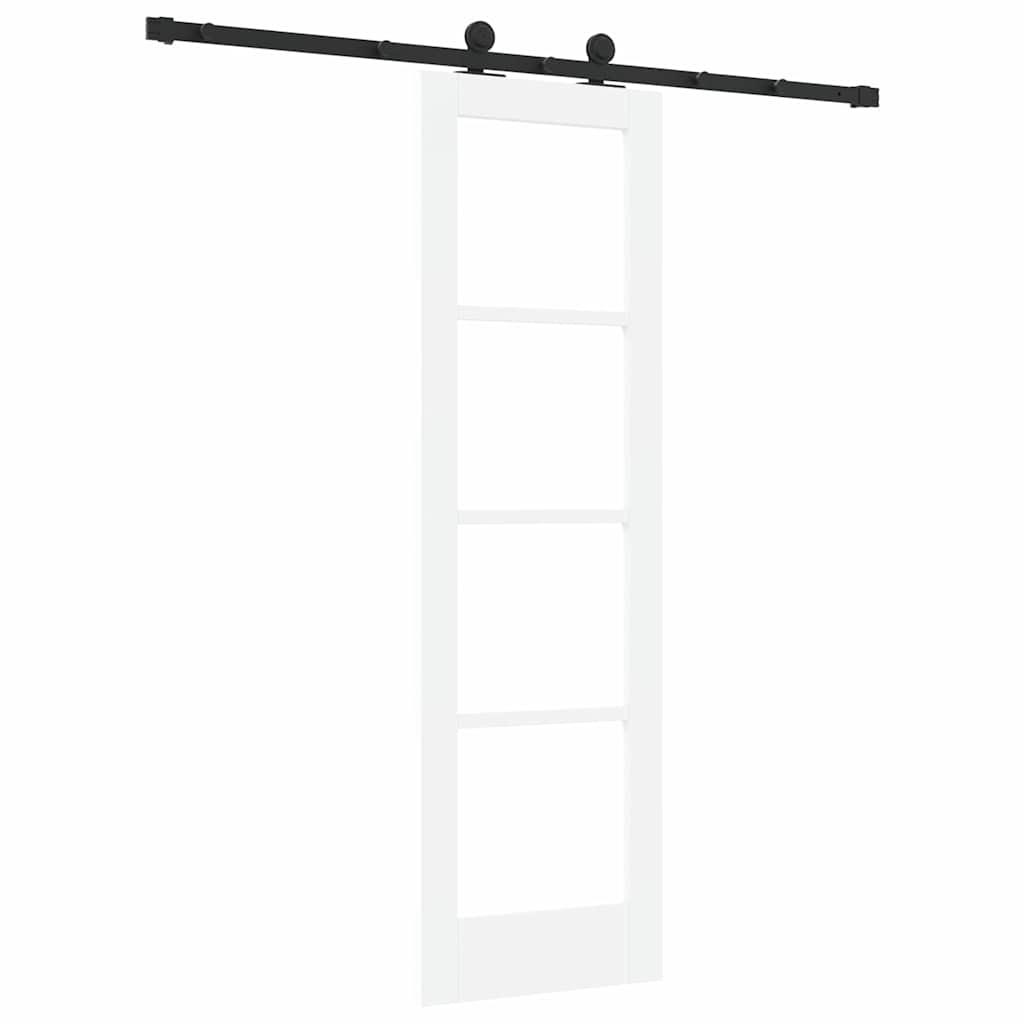 Schiebetür ORKDAL Natürlich und Schwarz 61 x 198,5 cm