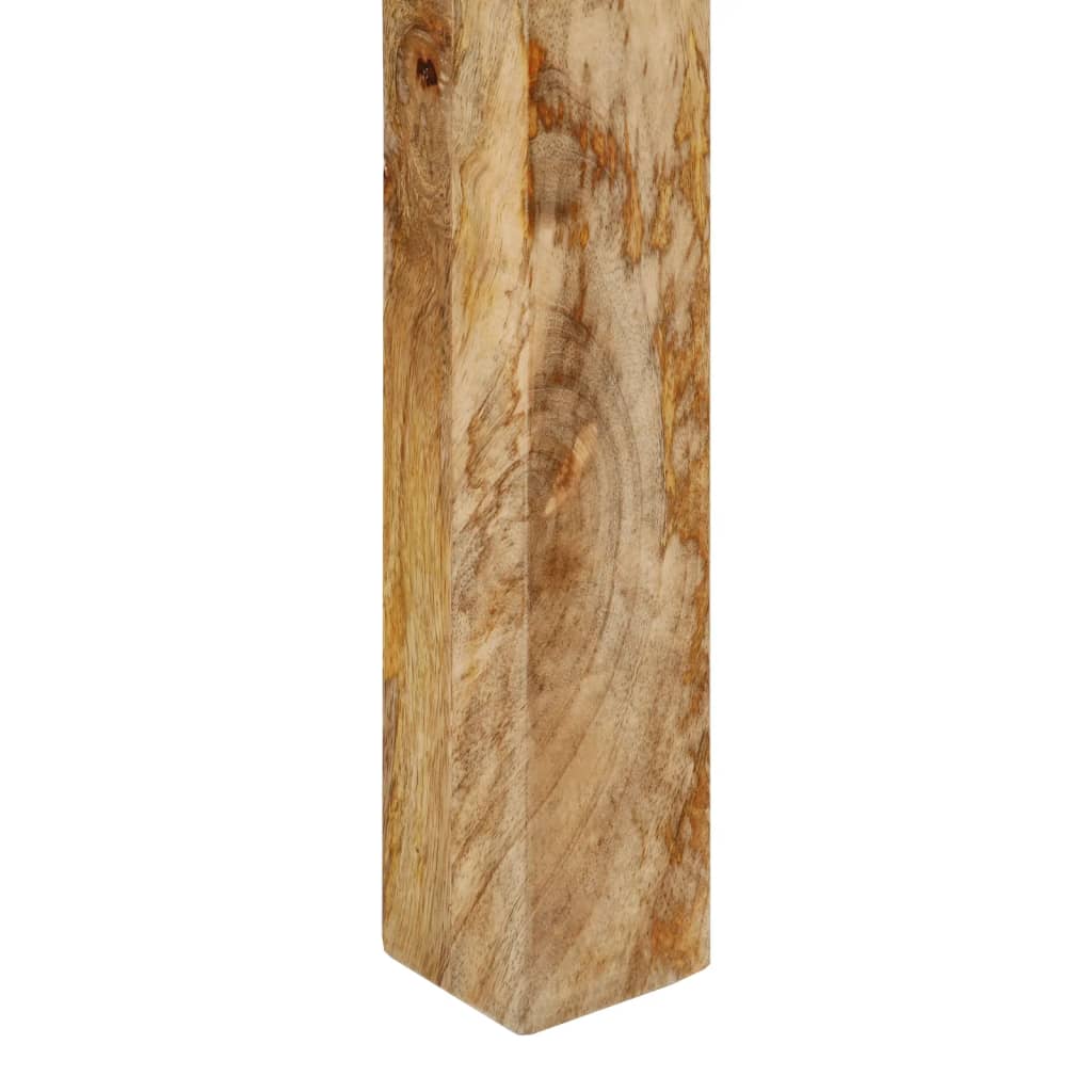 Konsolentisch 110x35x76 cm Raues Mangoholz