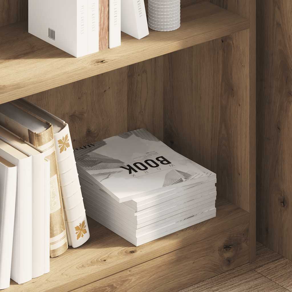 Bücherregal Weiß 40x24x75 cm Holzwerkstoff