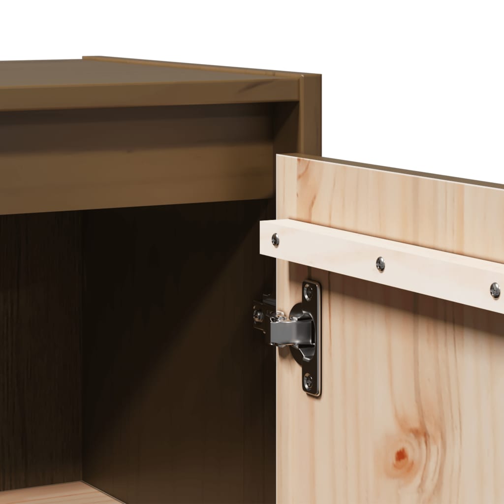Wandschrank 30x30x60 cm Massivholz Kiefer
