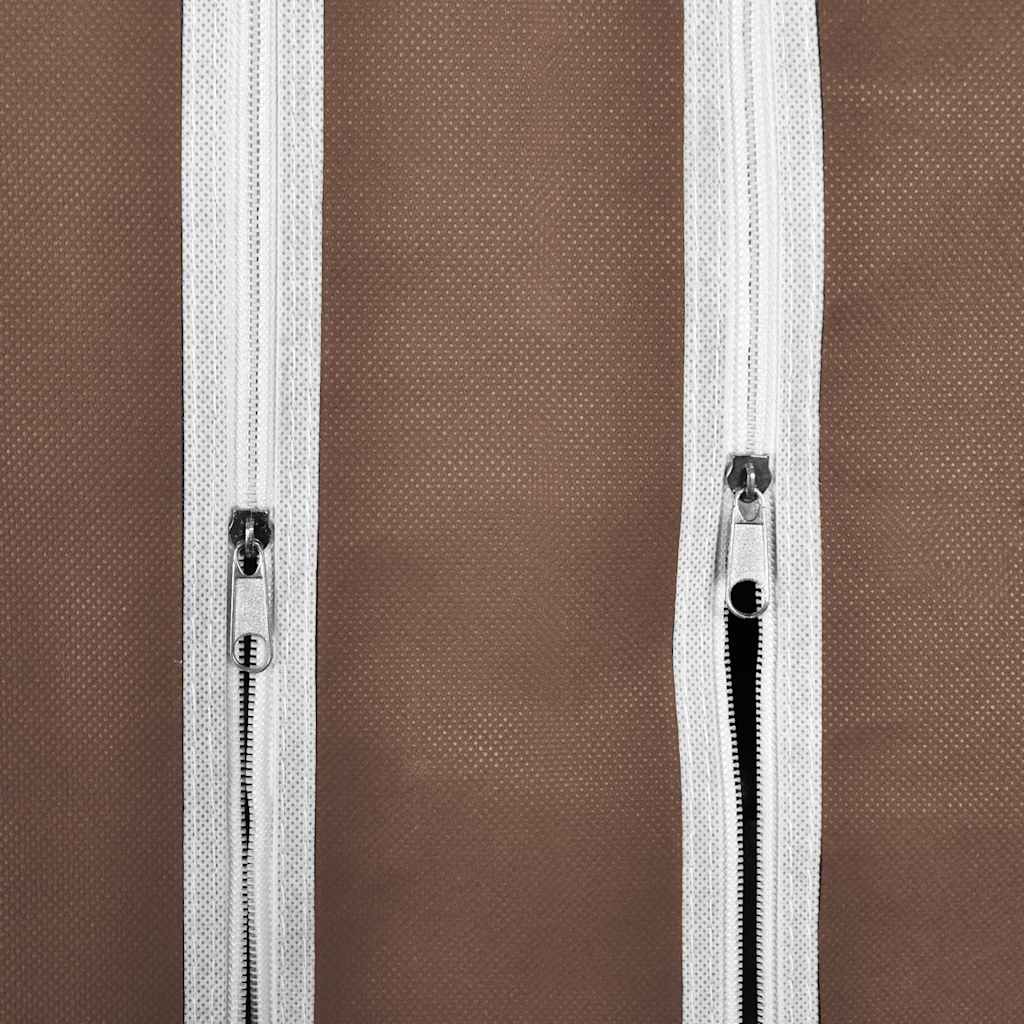 Stoffschrank mit Fächern Kleiderstangen 45×150×176 cm Schwarz