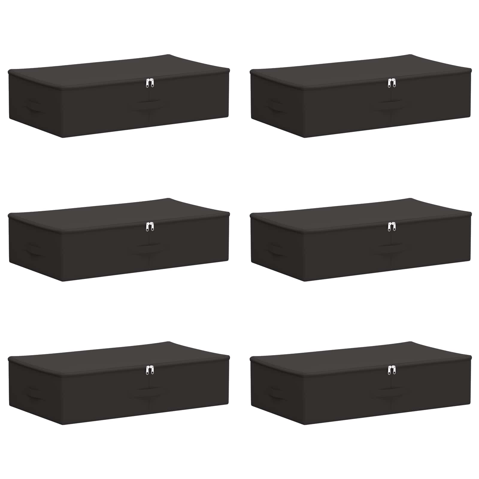Aufbewahrungsbox Stoff 50x30x25 cm Anthrazit