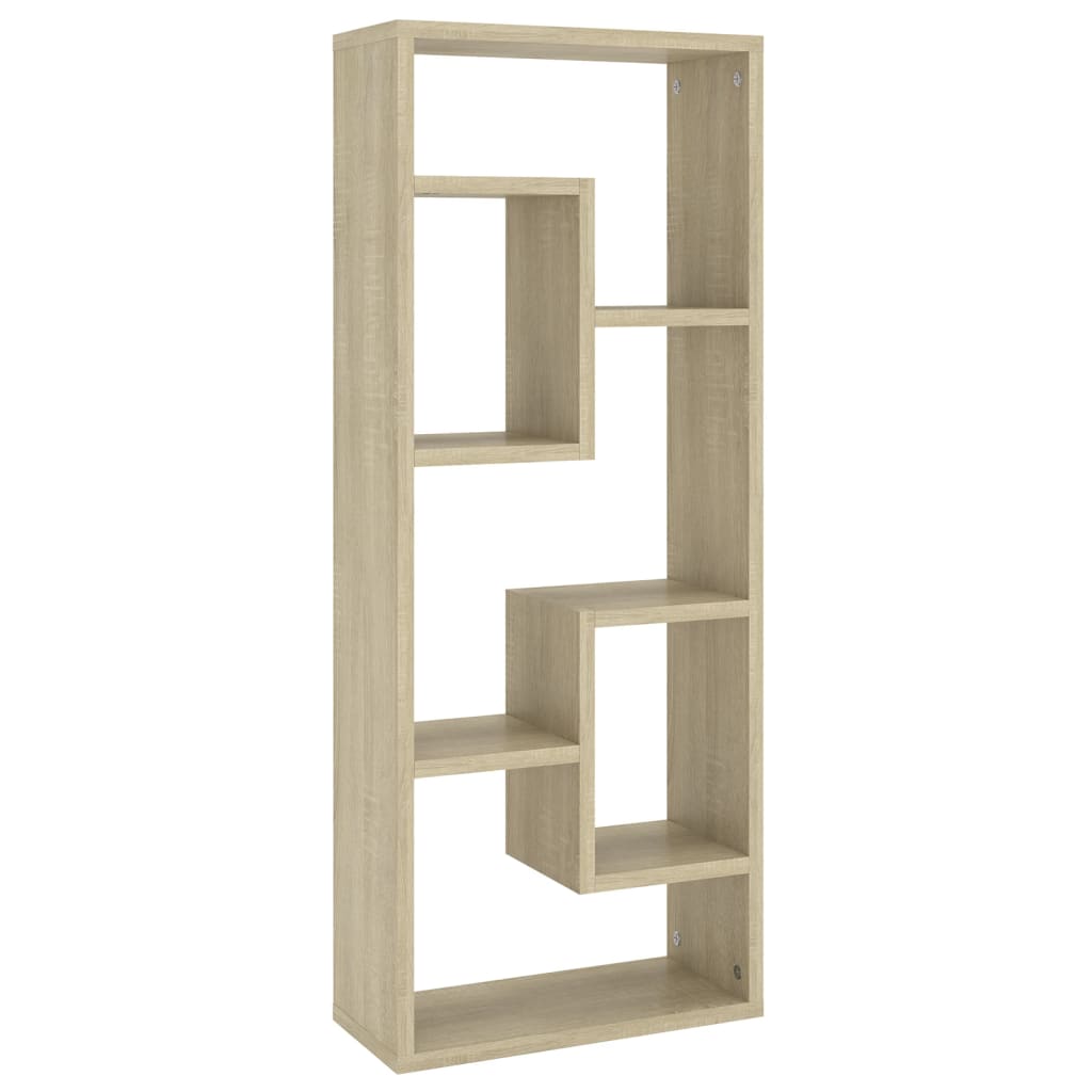 Wandregal Weiß 36x16x90 cm Holzwerkstoff