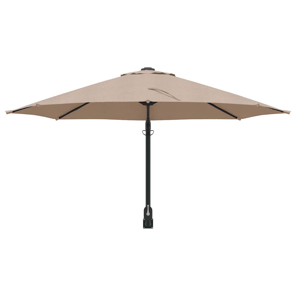 Garten-Sonnenschirm Sand 248 x 248 x 148 cm Polyester und Stahl