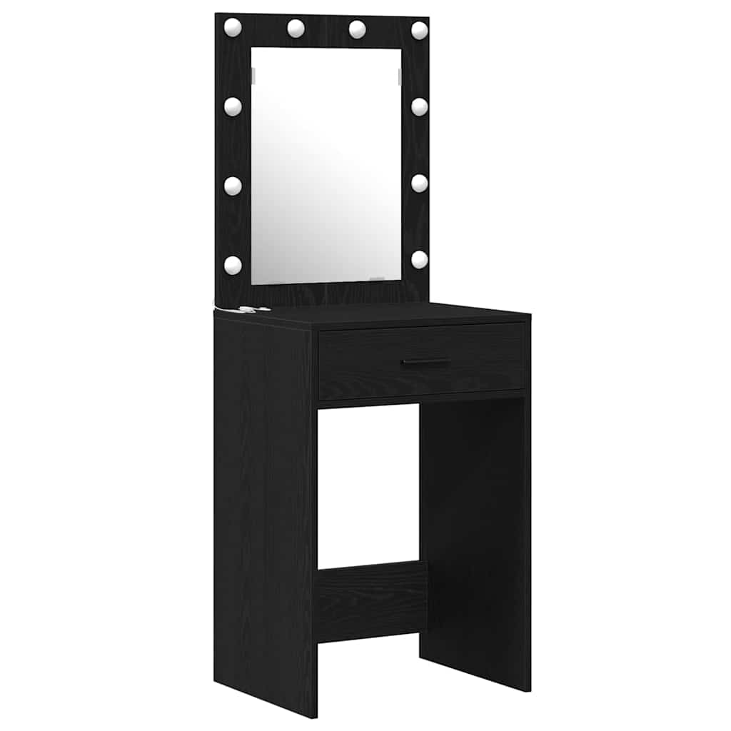 Schminktisch mit Tür 2 pcs Weiß 50 x 41 x 135 cm Holzwerkstoff