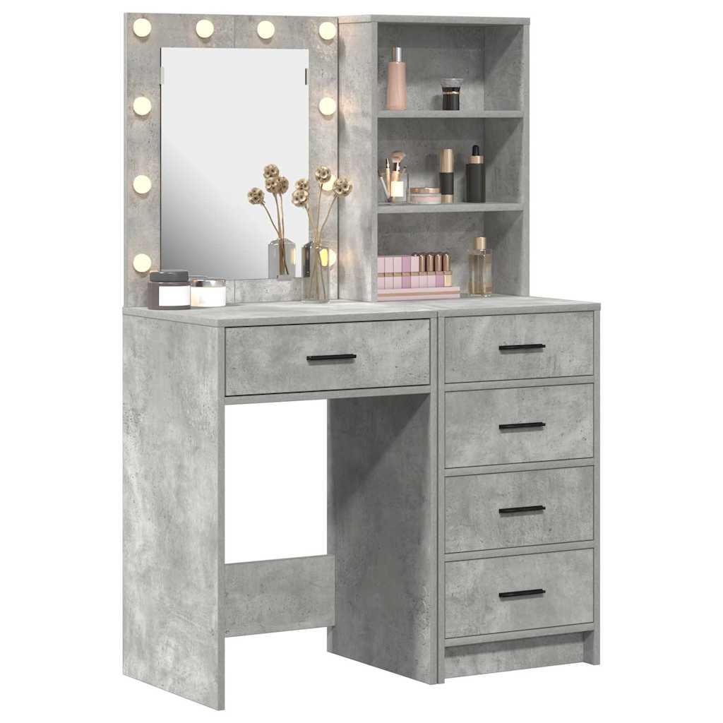 Schminktisch 2 pcs Weiß 50 x 41 x 135 cm Holzwerkstoff