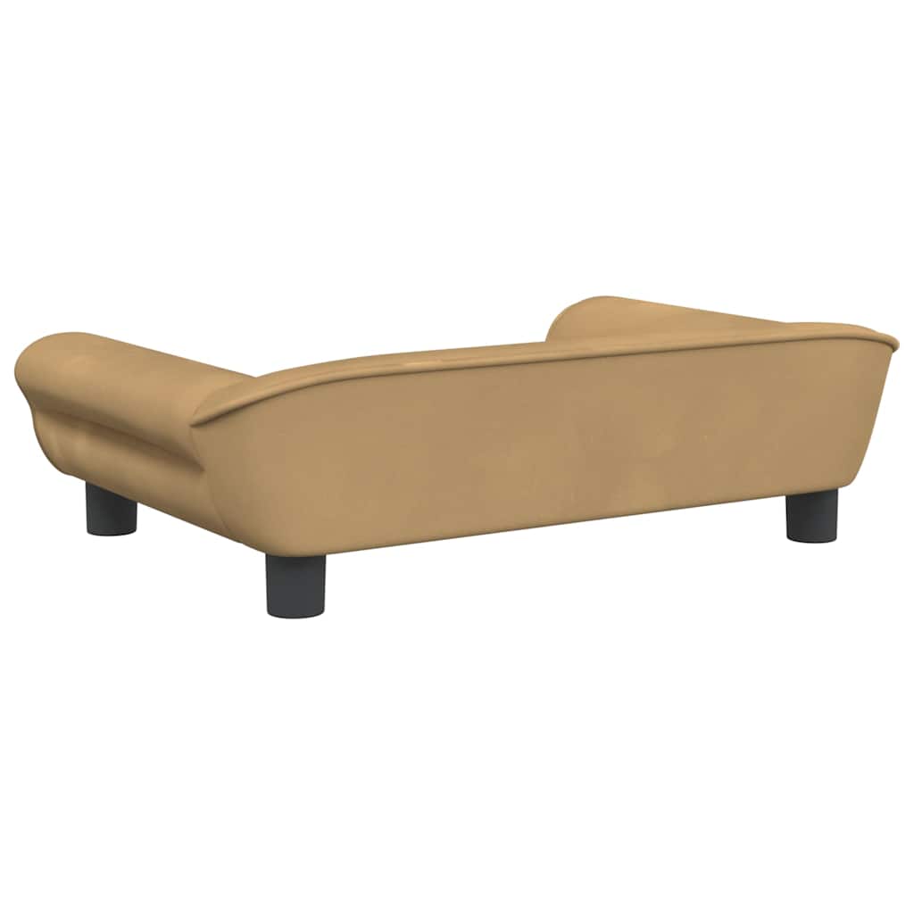 Kindersofa Blau 100x50x26 cm Samt