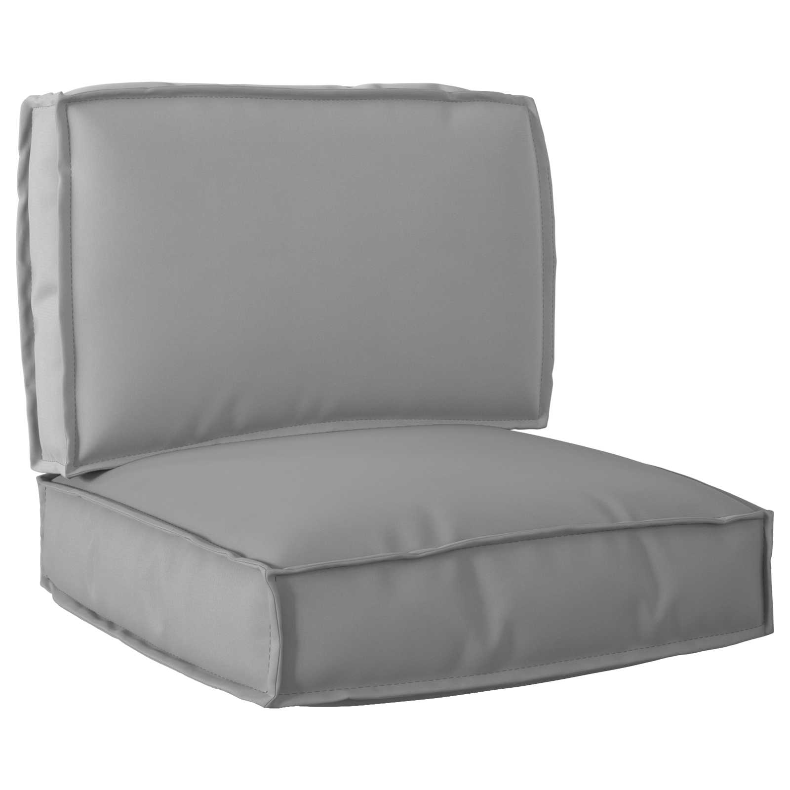 Palettenkissenset 2 pcs Anthrazit Oxford-Stoff