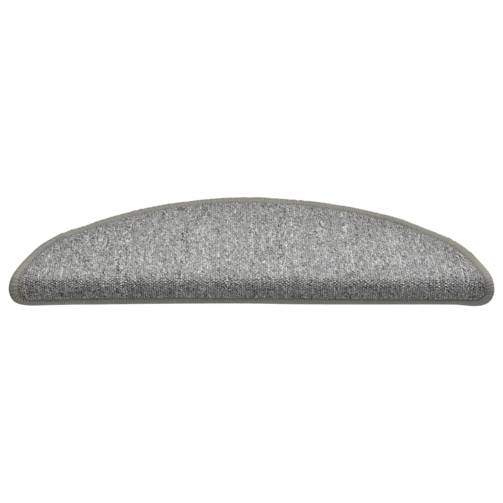 Stufenmatten 15 Stk. 56x17x3 cm Anthrazit Halbrund