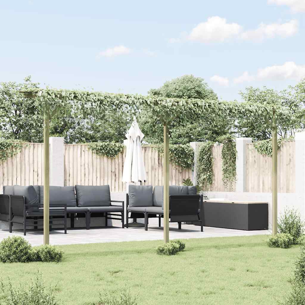 Gartenpergola 205x40x203 cm Holz