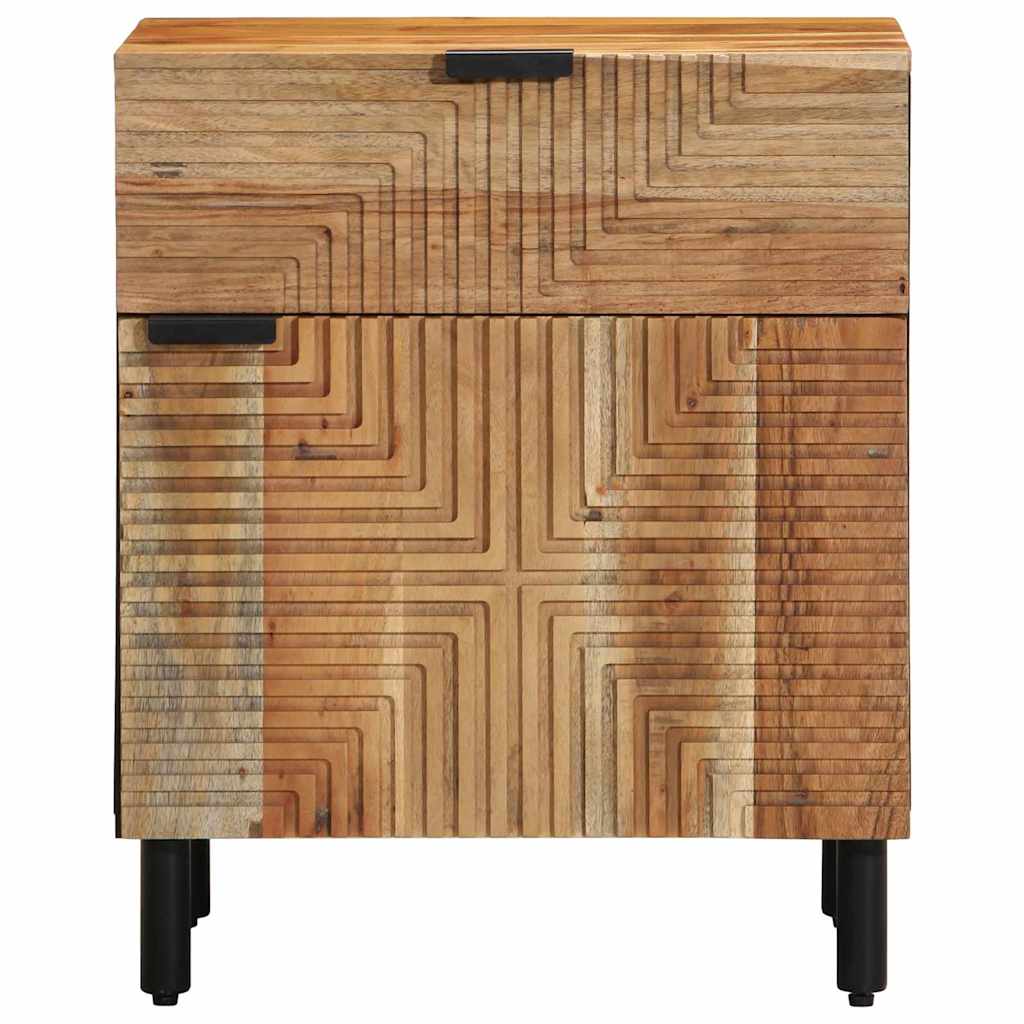 Bettschrank Braun 50 x 33 x 60 cm Massivholz Akazie
