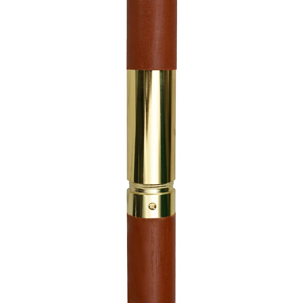 Sonnenschirm mit Holz-Mast 200x300 cm Schwarz