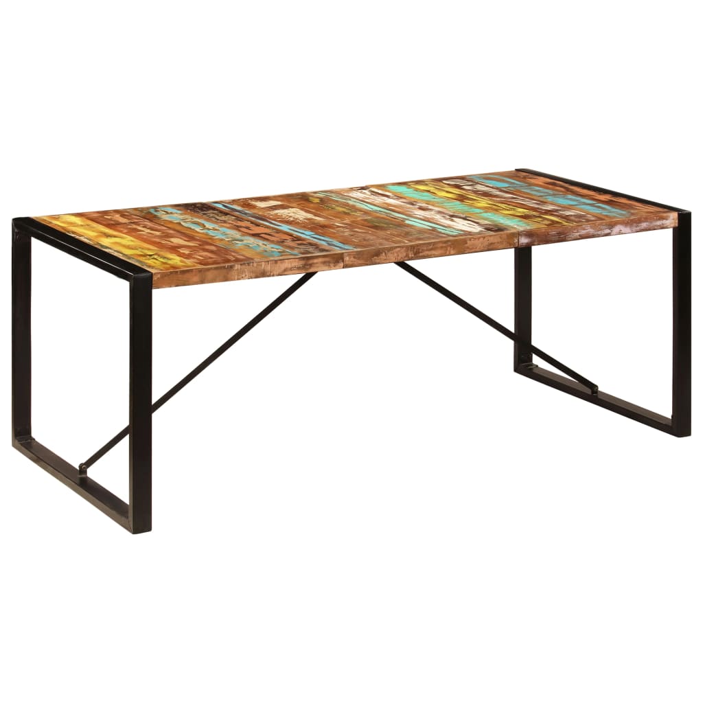 Esstisch 220x100x75 cm Massivholz Akazie