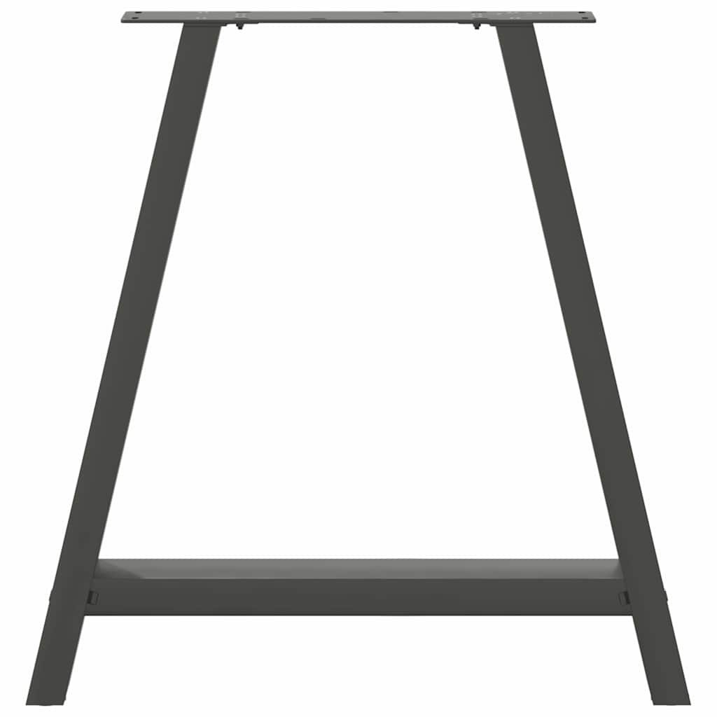 Couchtischbeine A-Form 2 Stk. 30x(30-31) cm Stahl