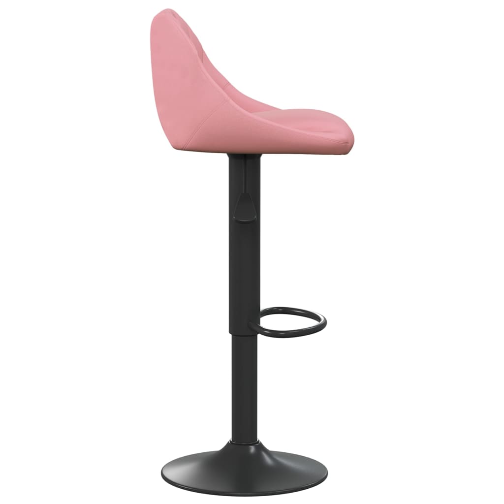 Barhocker Creme Samt