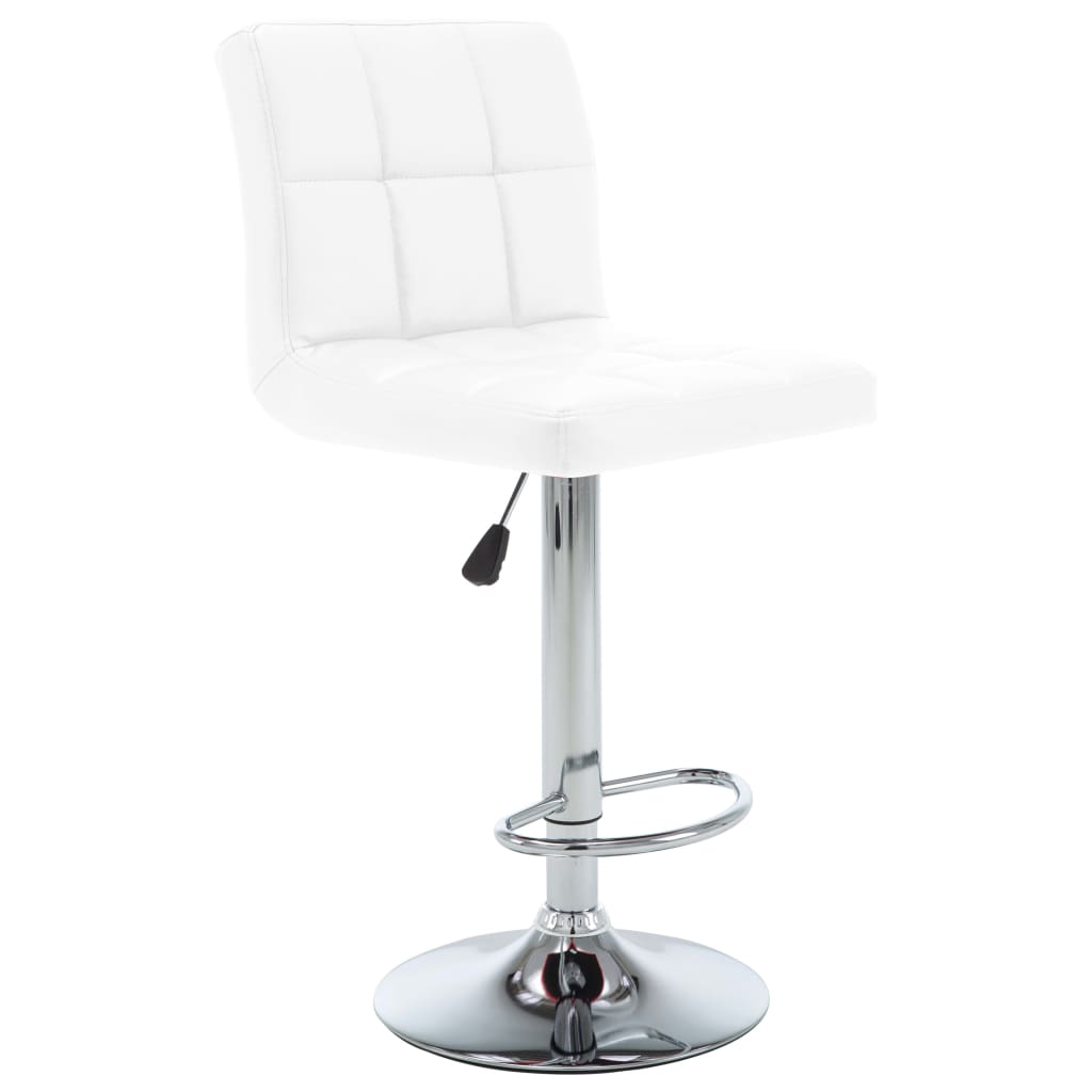 Barhocker 2 Stk. Weinrot Kunstleder