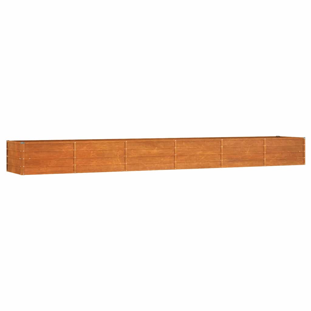 Hochbeet Rostig 100x100x77 cm Cortenstahl