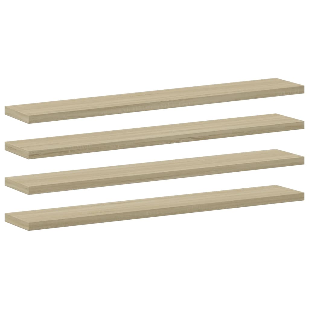 Bücherregal-Bretter 4 Stk. Weiß 40x10x1,5 cm Holzwerkstoff