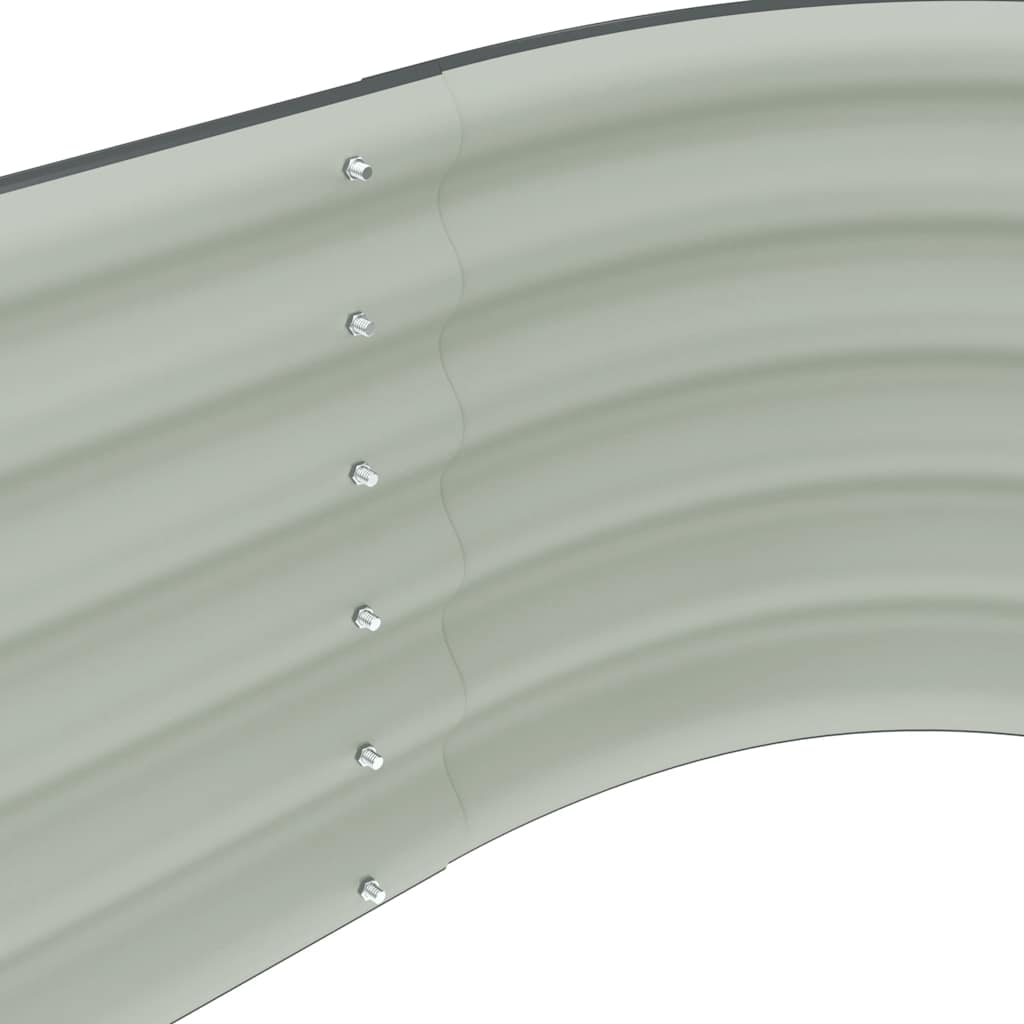 Hochbeet Grün 400 x 80 x 81 cm Stahl
