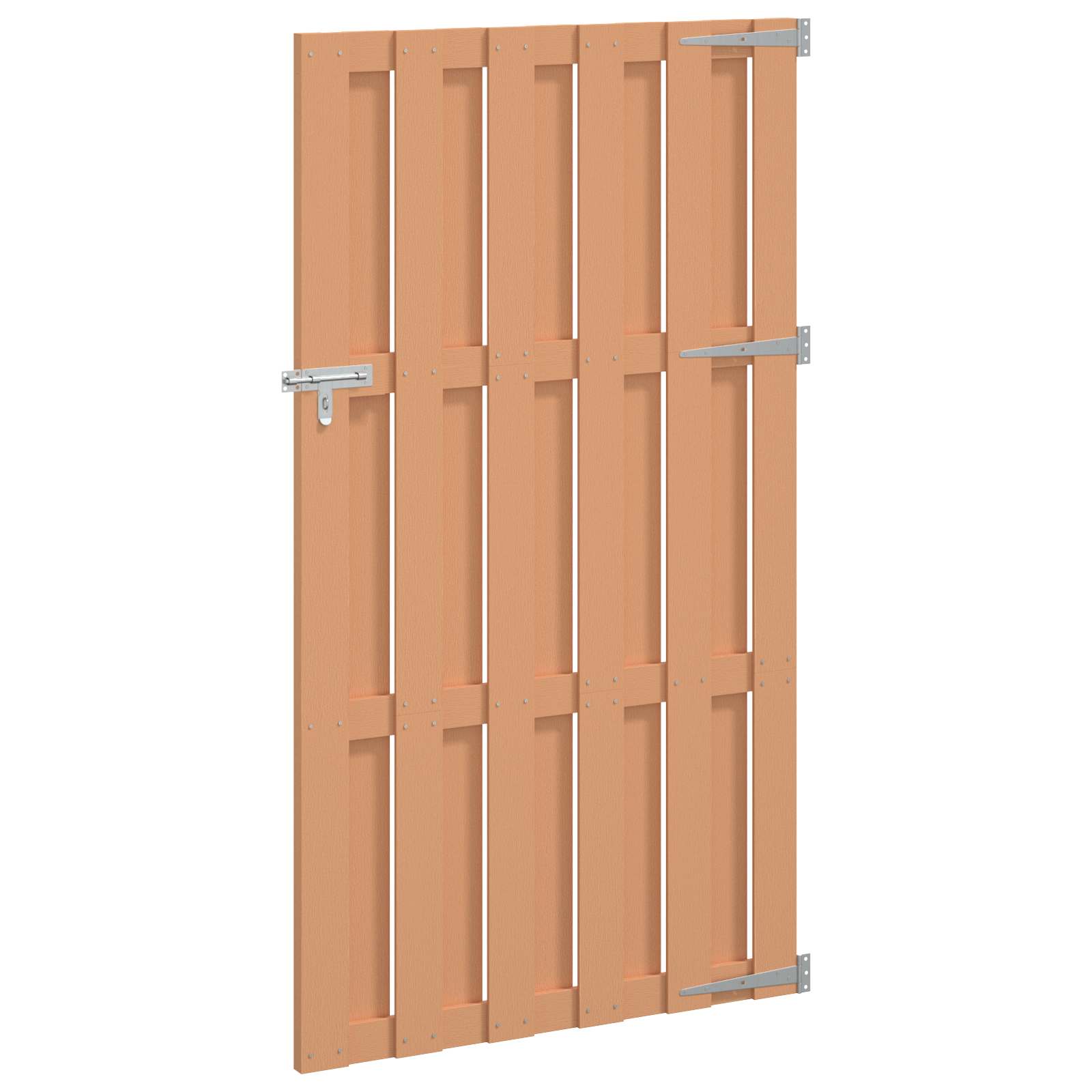 Gartentor WPC 100x112 cm Grau