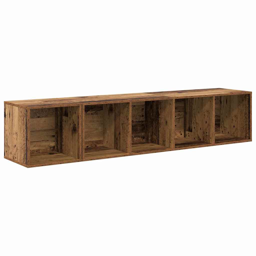 2-tlg. TV-Schrank-Set Grau Holzwerkstoff