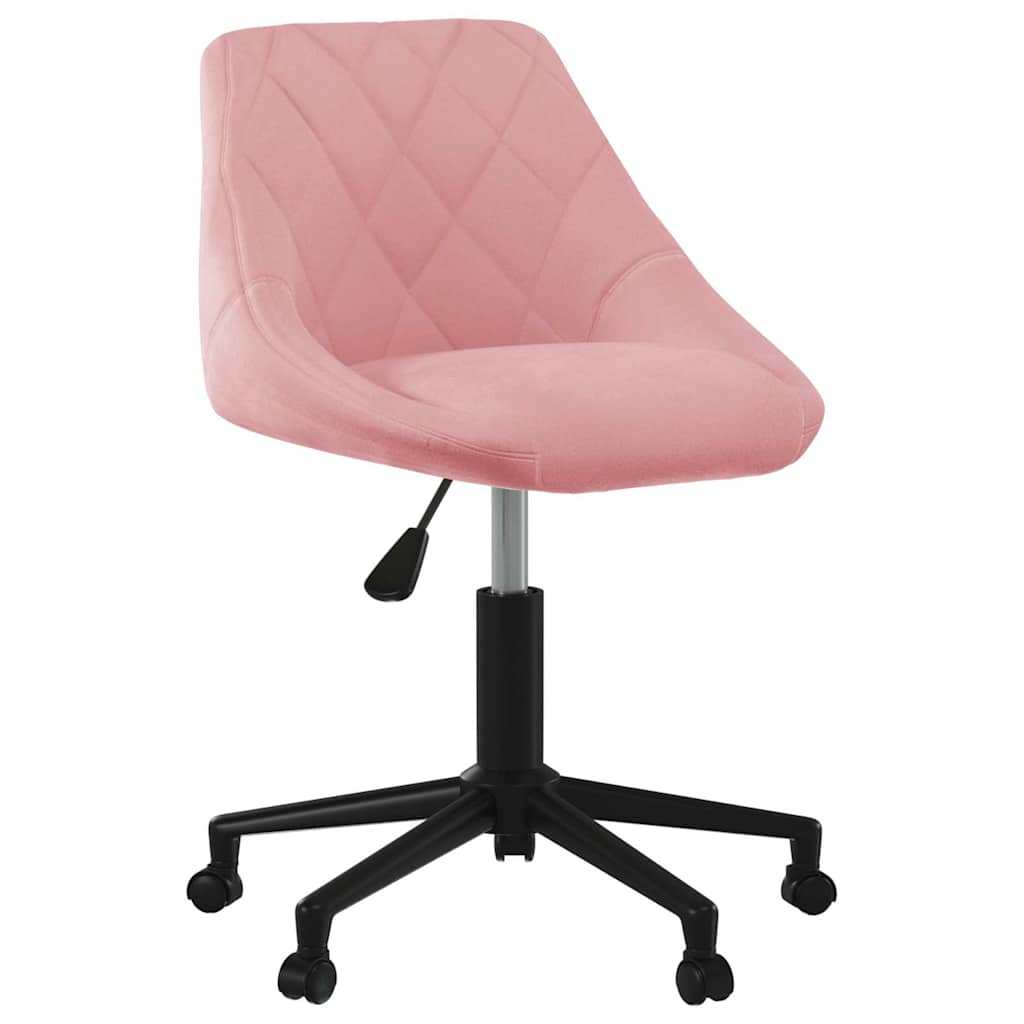 Bürostuhl Drehbar Creme Samt