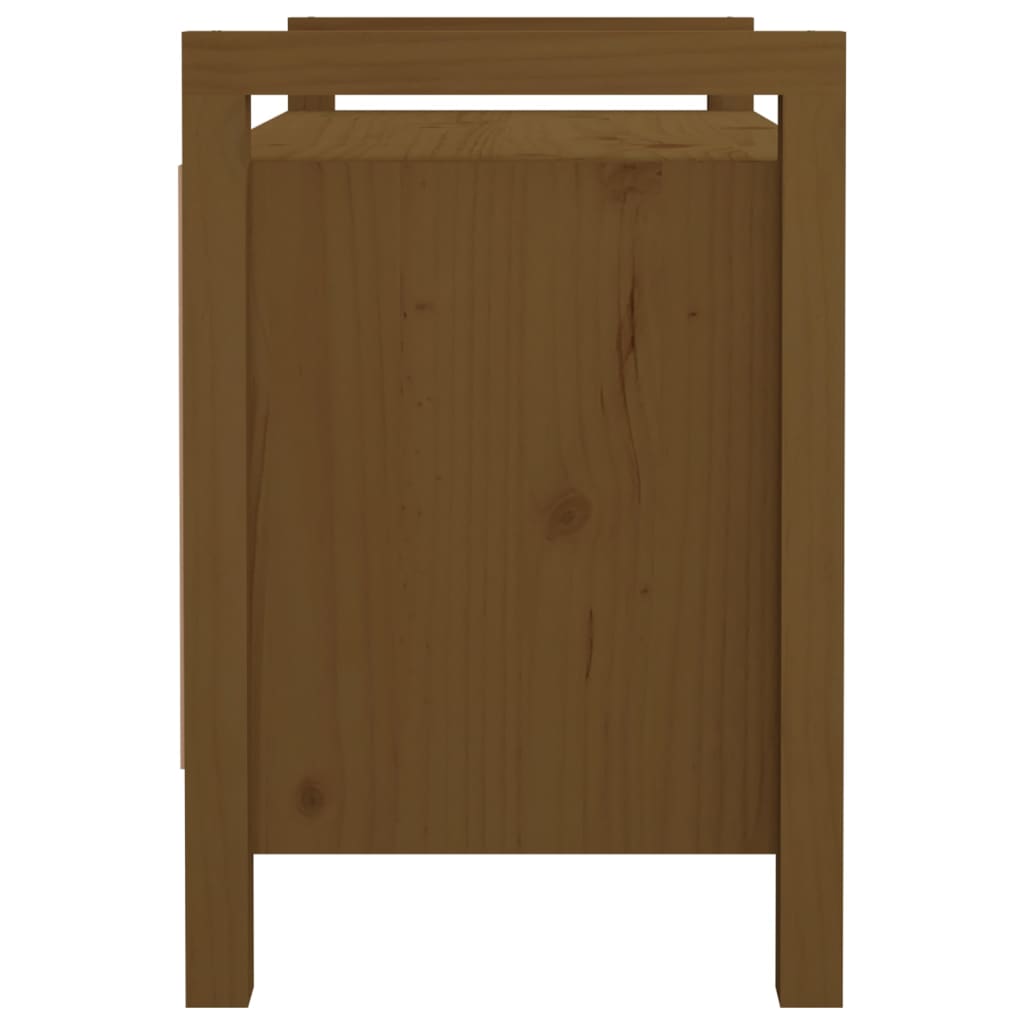 Flurbank 80x40x60 cm Massivholz Kiefer