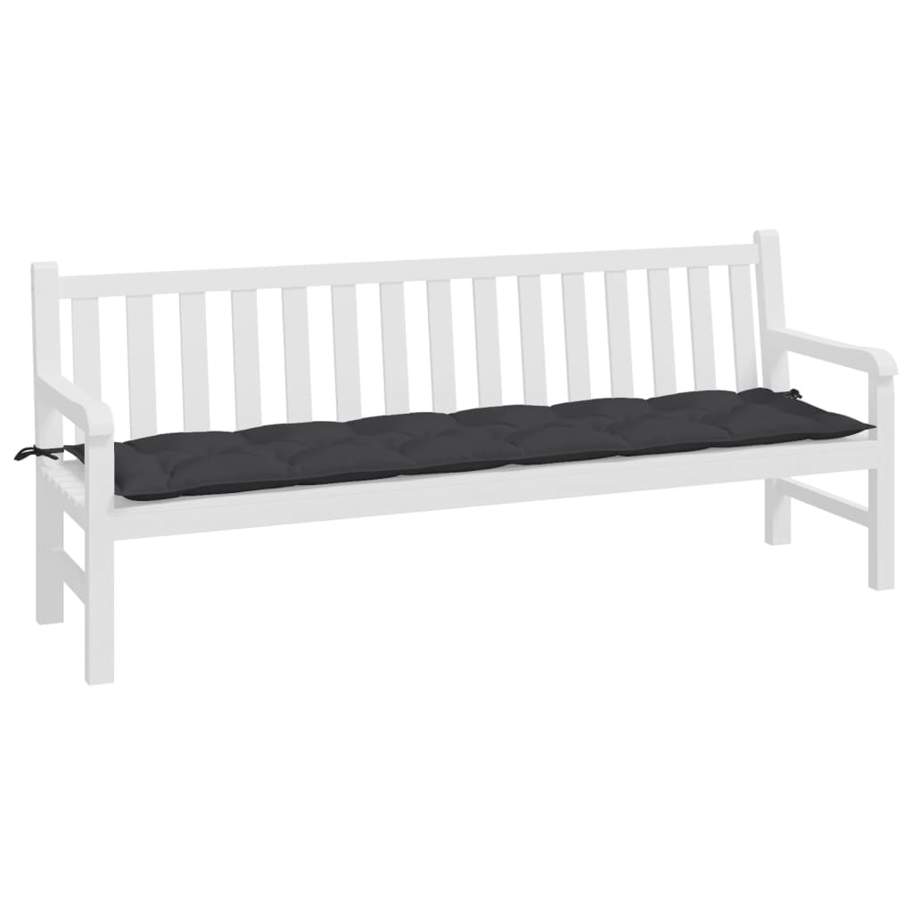 Gartenbank-Auflage Anthrazit 100x50x7 cm Oxford-Gewebe