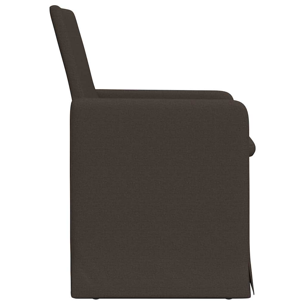 Esszimmerstühle 2 pcs Hellgrau 57 x 67 x 95 cm Leinen