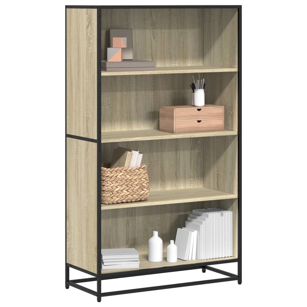Bücherregal Schwarz 60x35x139 cm Holzwerkstoff