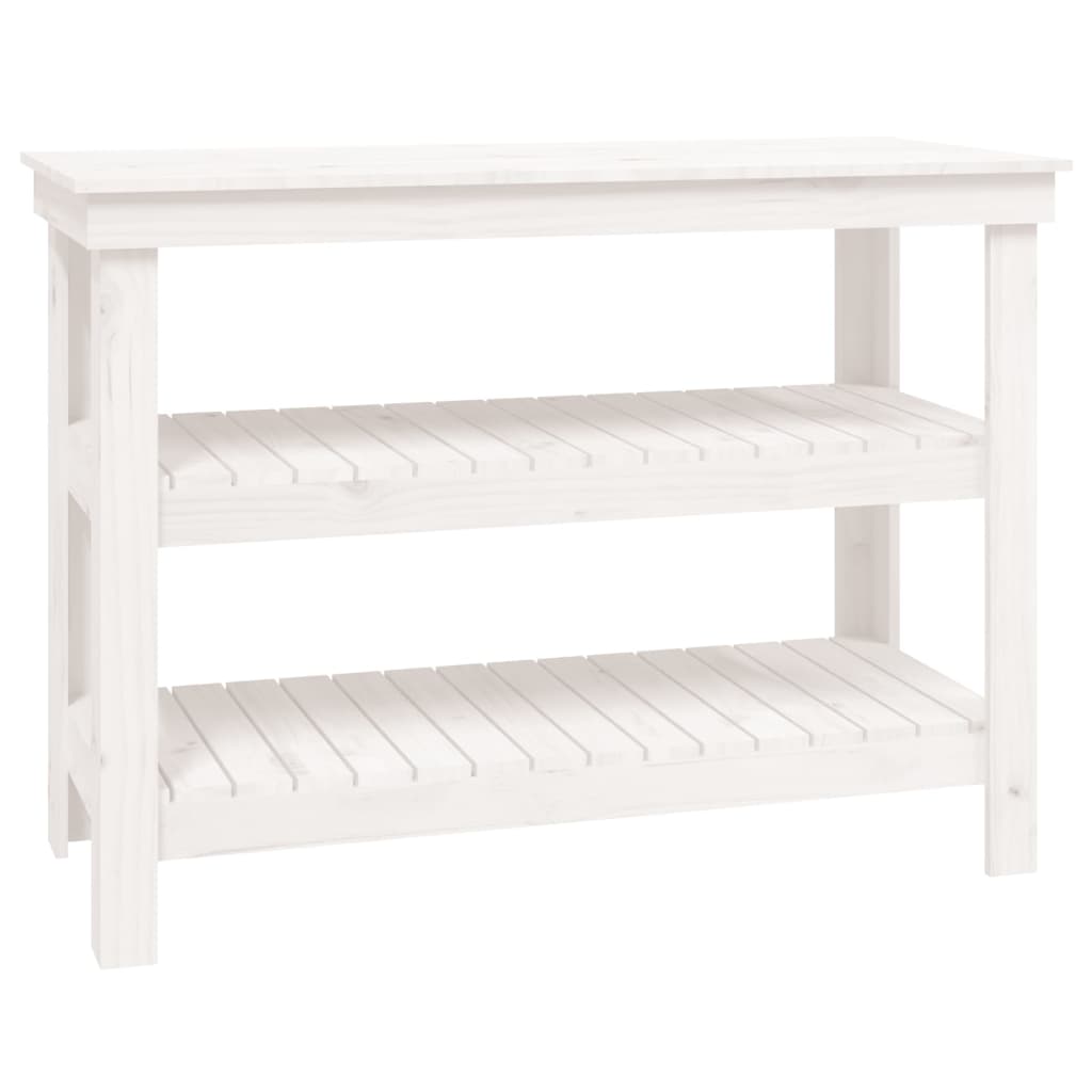 Werkbank 78,5x50x80 cm Massivholz Kiefer