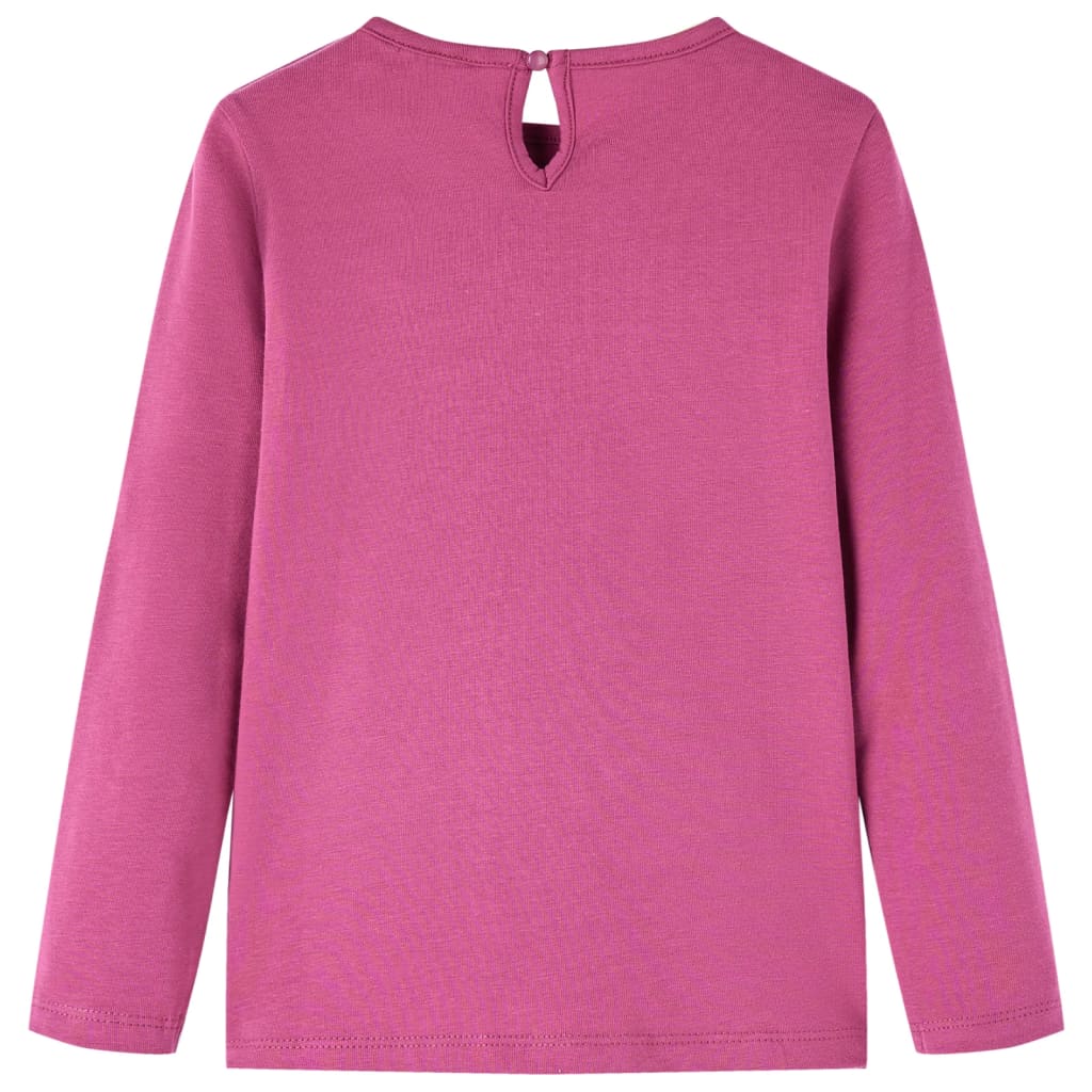 Kinder-Langarmshirt Marineblau 104