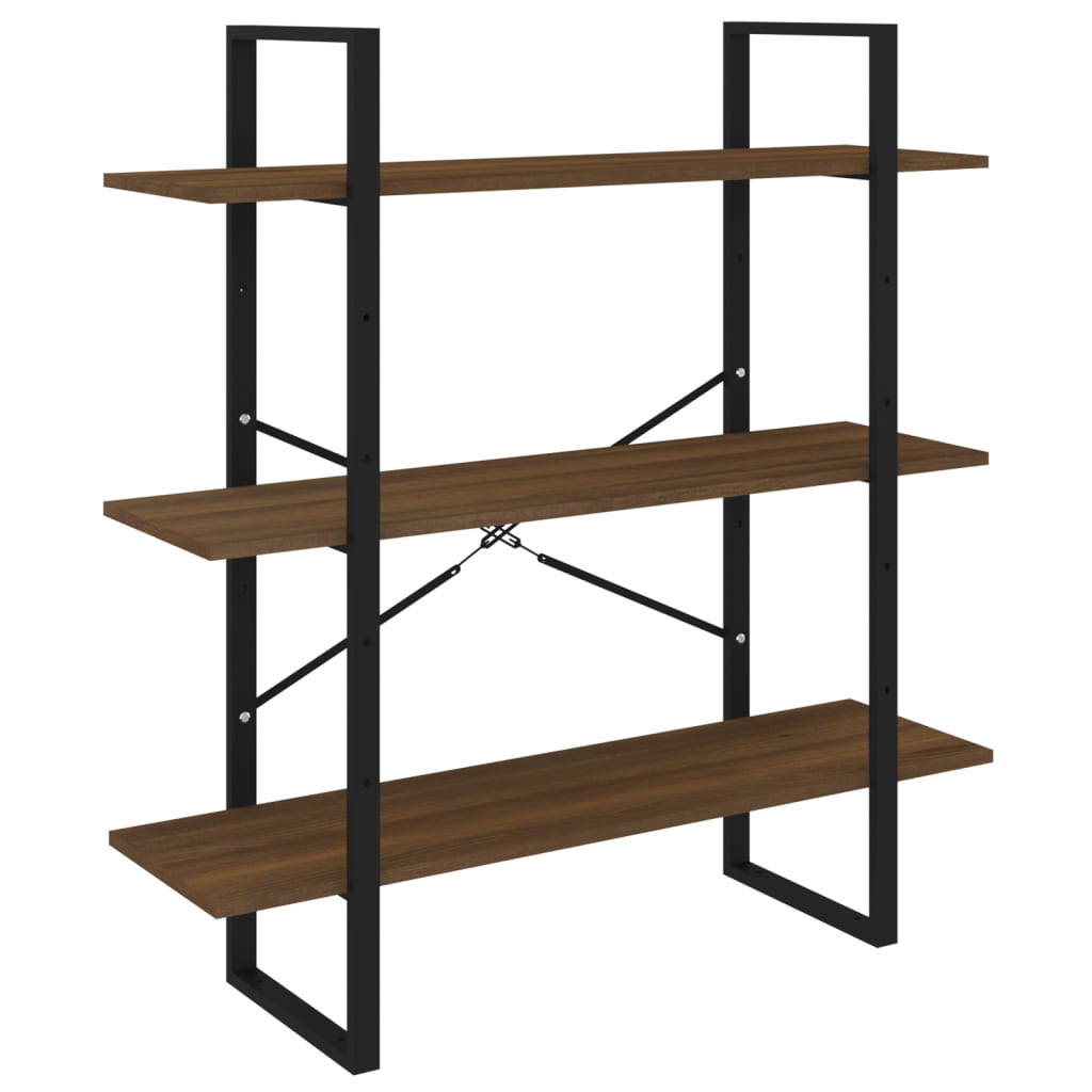 Bücherregal Weiß 100x30x105 cm Holzwerkstoff