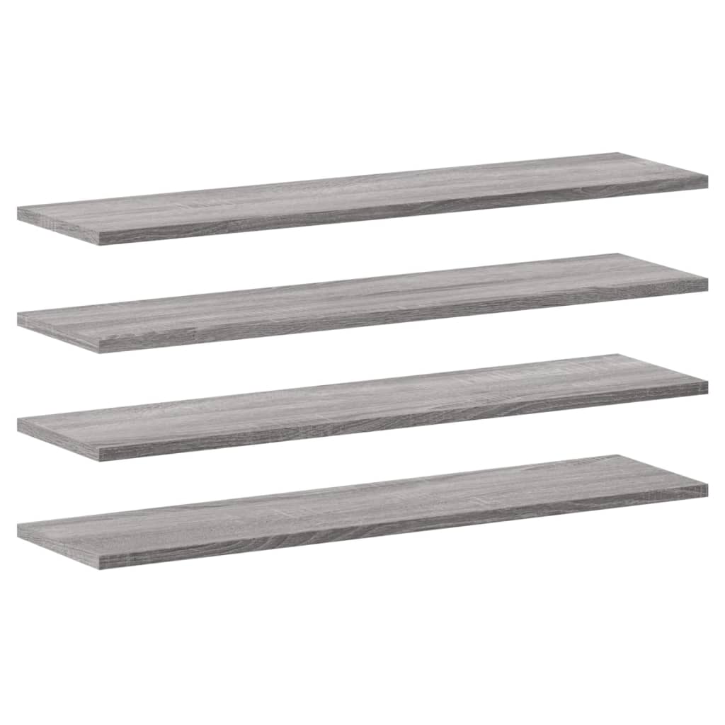 Bücherregal-Bretter 4 Stk. Weiß 40x10x1,5 cm Holzwerkstoff
