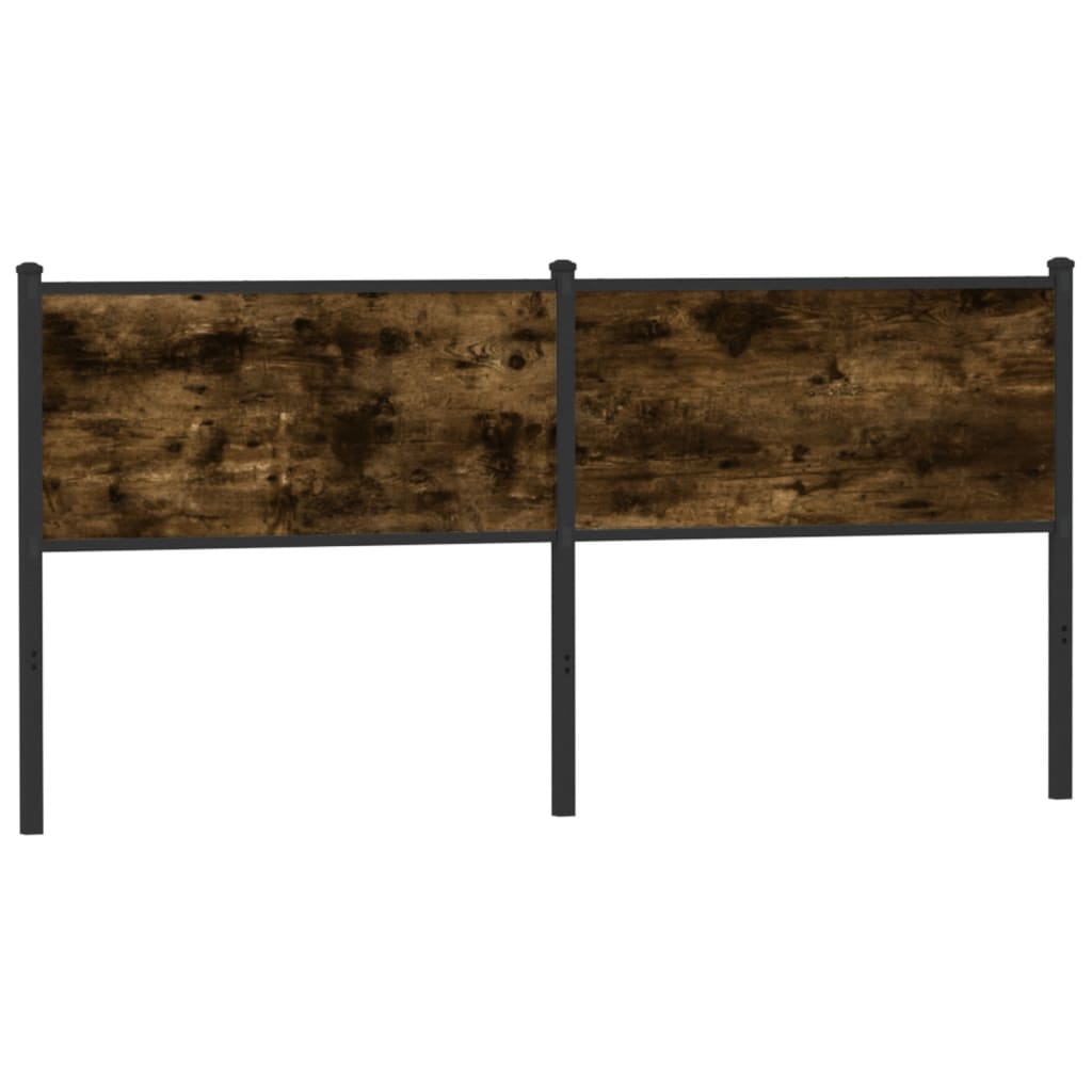 Ersatz-Kopfteil Räuchereiche 75 cm Holzwerkstoff und Stahl