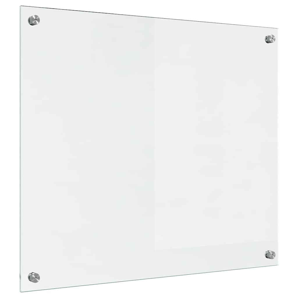 Küchenrückwand 2 pcs Weiß 70 x 40 cm Gehärtetes Glas