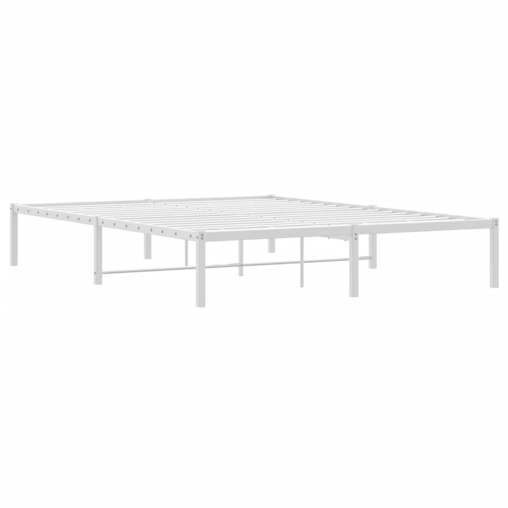Bettgestell Metall Schwarz 75x190 cm