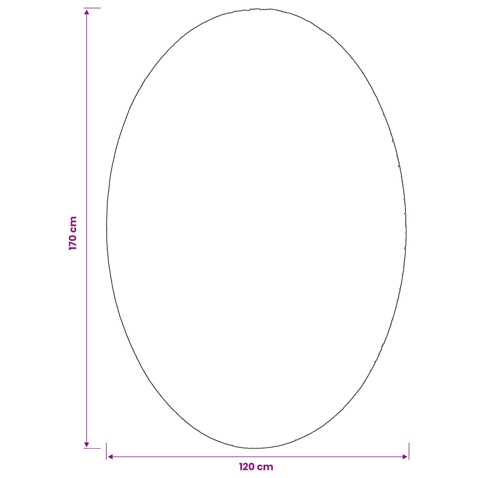 Bereichsteppiche HUARTE Anthrazit 100 x 200 cm 100 %Polyester