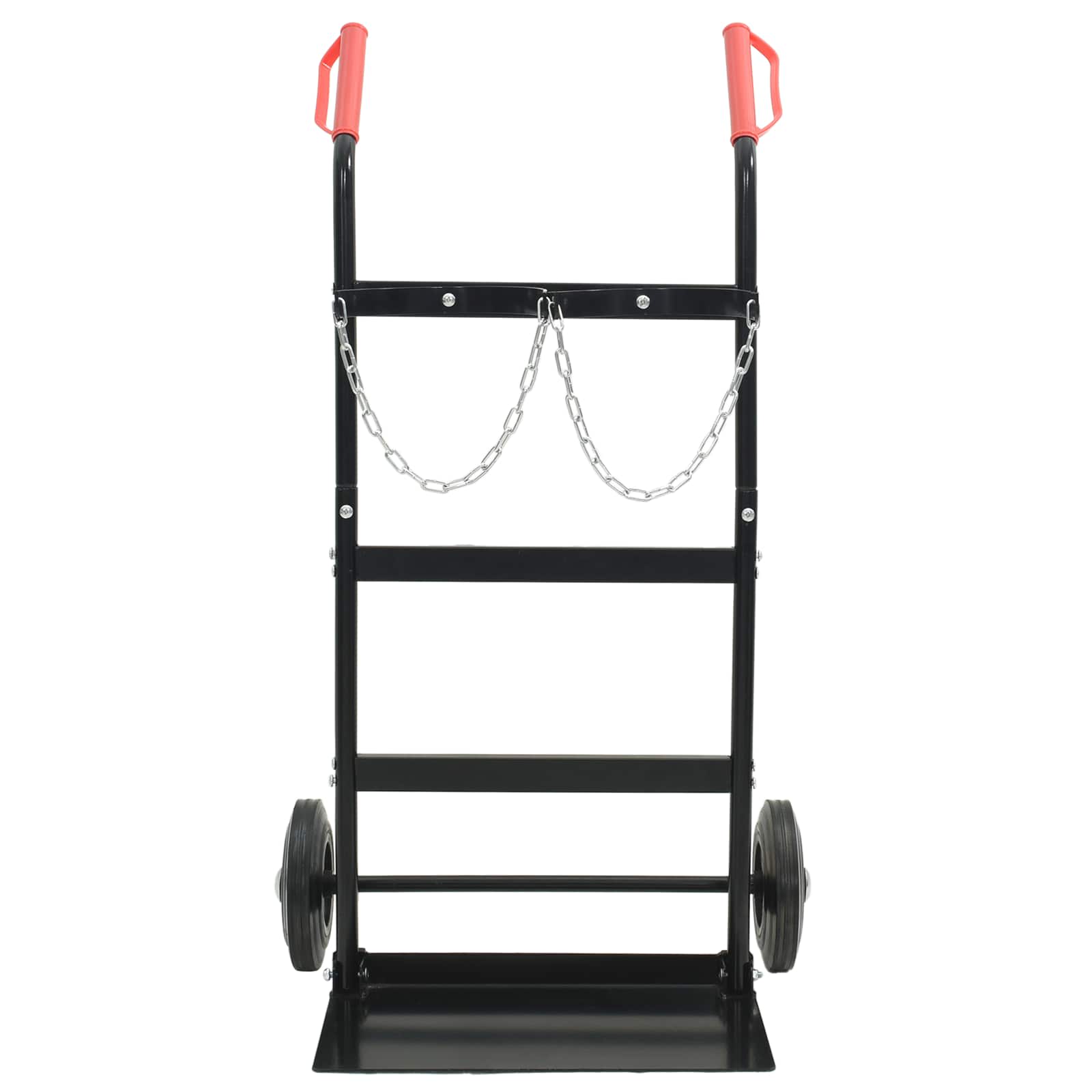 Handwagen Schwarz und Rot 49 x 49 x 101 cm Stahl