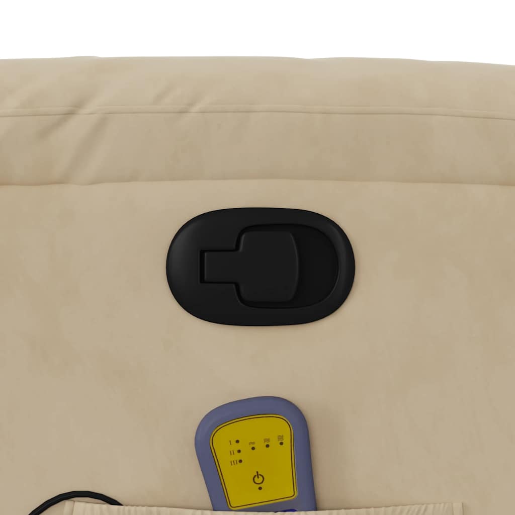 Relaxsessel Elektrisch Braun Mikrofasergewebe