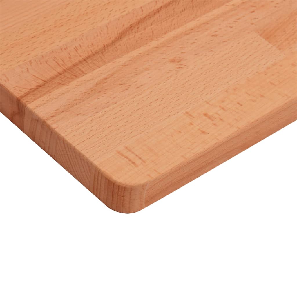 Tischplatte Ø30x1,5 cm Rund Massivholz Buche