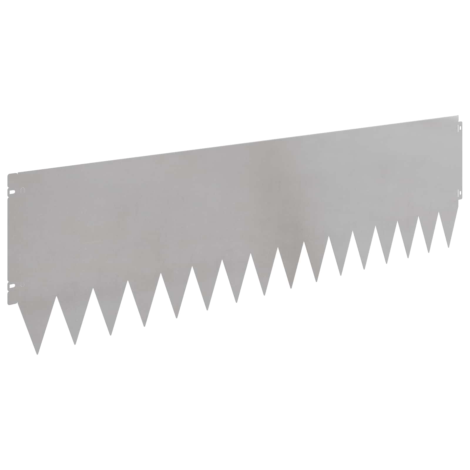Raseneinfassung 10 pcs 103 x 10 cm Stahl Schwarz