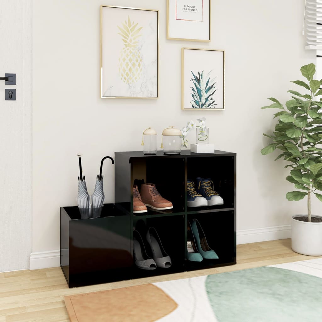 Flur-Schuhschrank Weiß 105x35,5x70 cm Holzwerkstoff