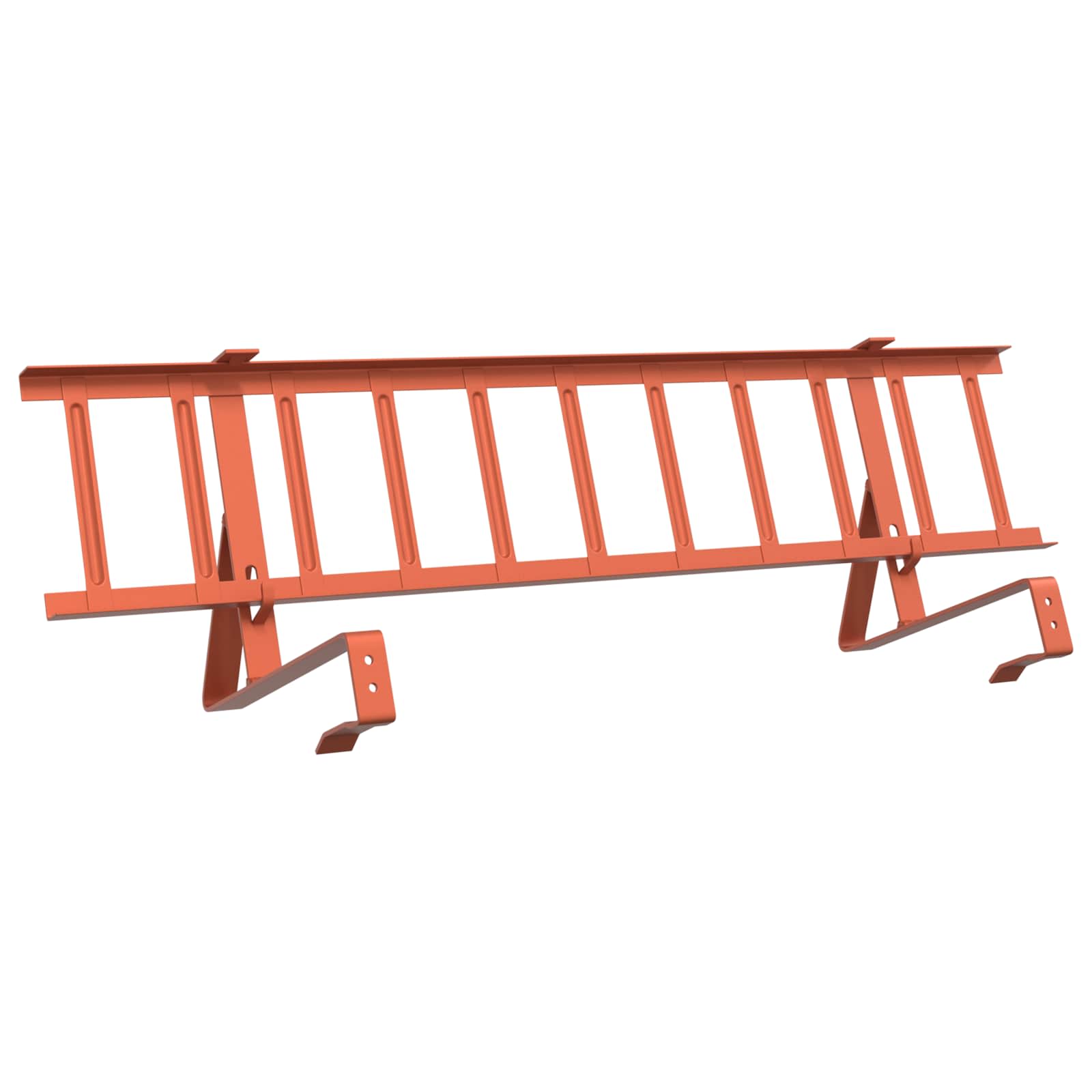 Dachschneeschild Anthrazit 100 x 29,5 x 34,5 cm Stahl