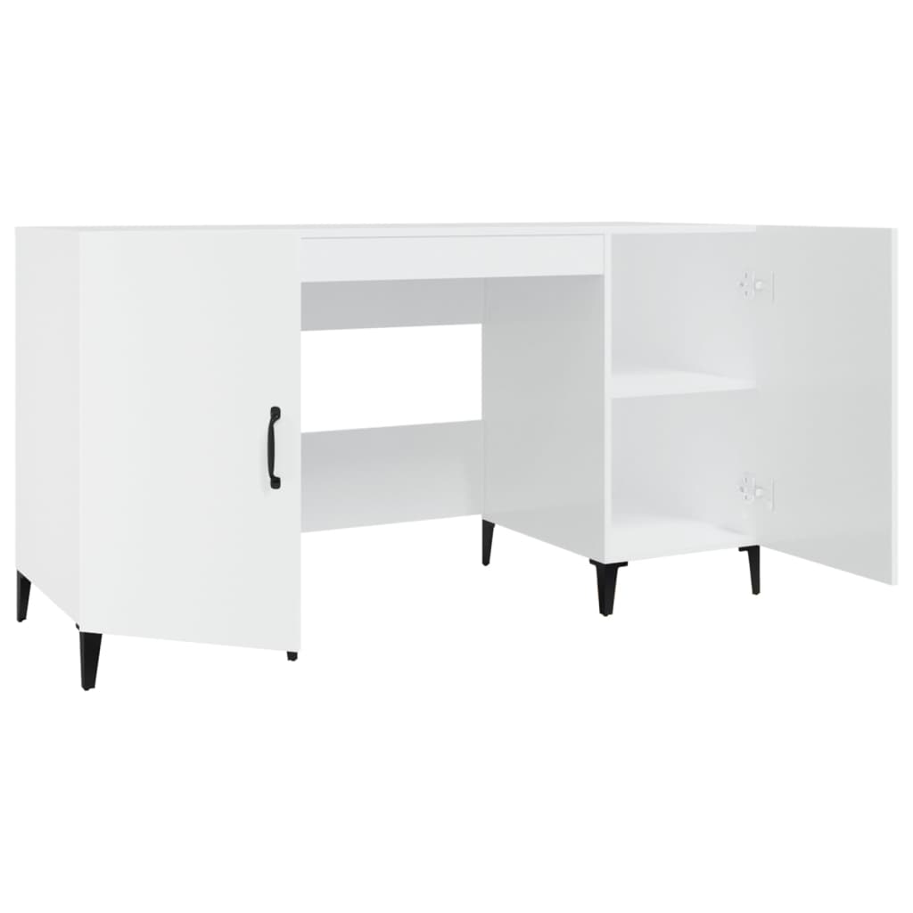 Schreibtisch mit Tür Altholz 140 x 50 x 75 cm Holzwerkstoff