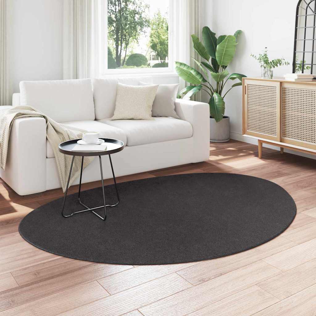 Bereichsteppiche HUARTE Anthrazit 100 x 200 cm Polyester