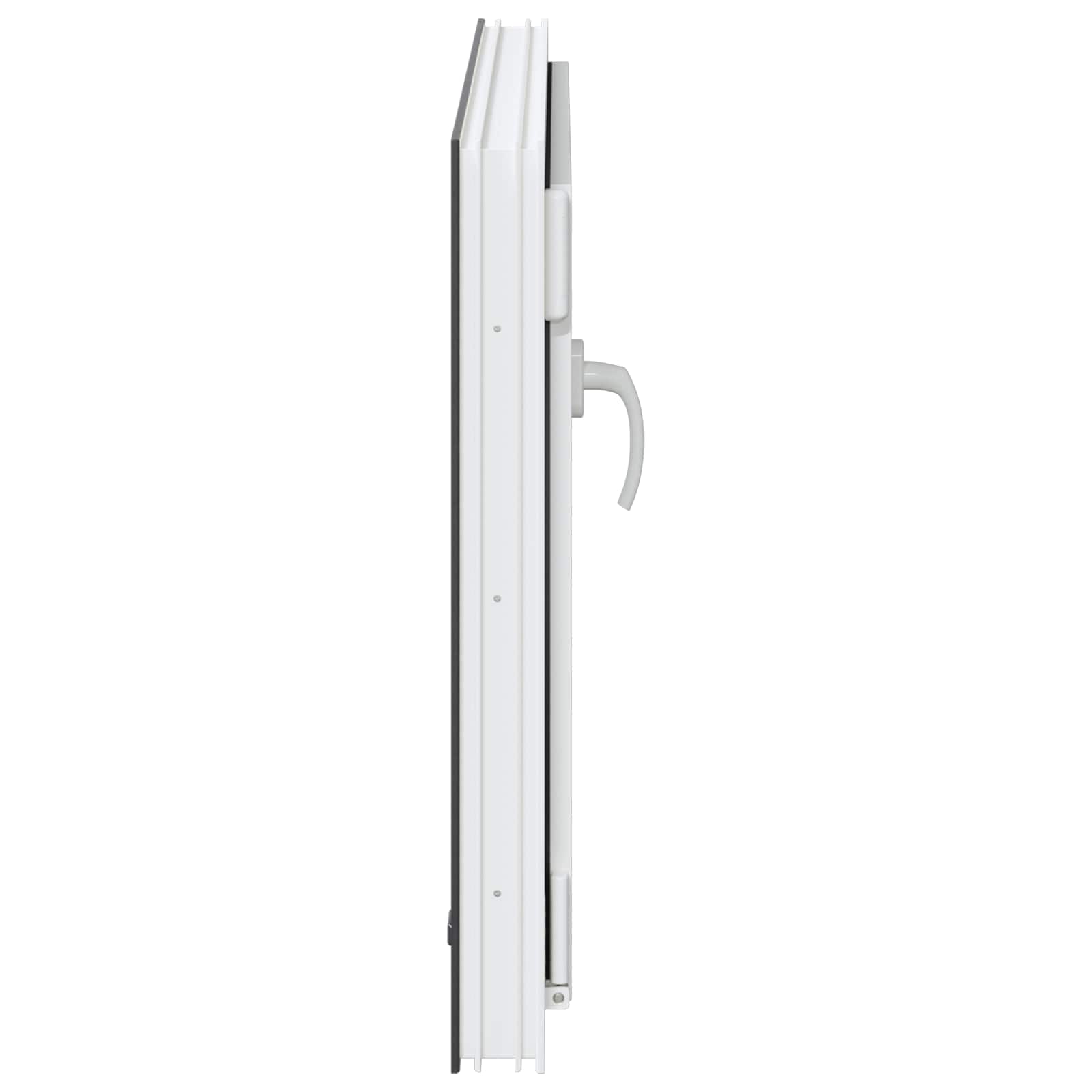Kellerfenster RISOR 50 x 50 cm PVC und Glas Weiß