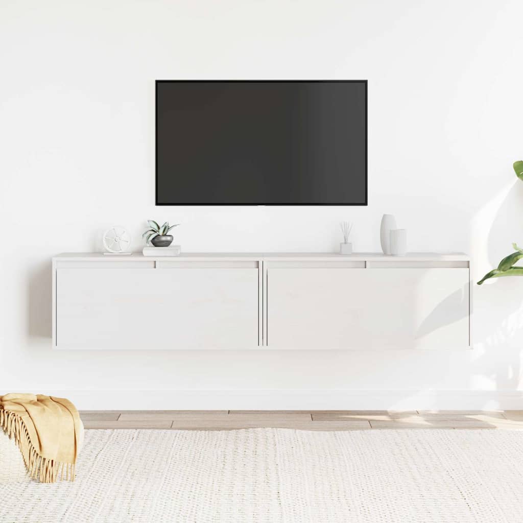 Wandschrank 80x30x35 cm Massivholz Kiefer