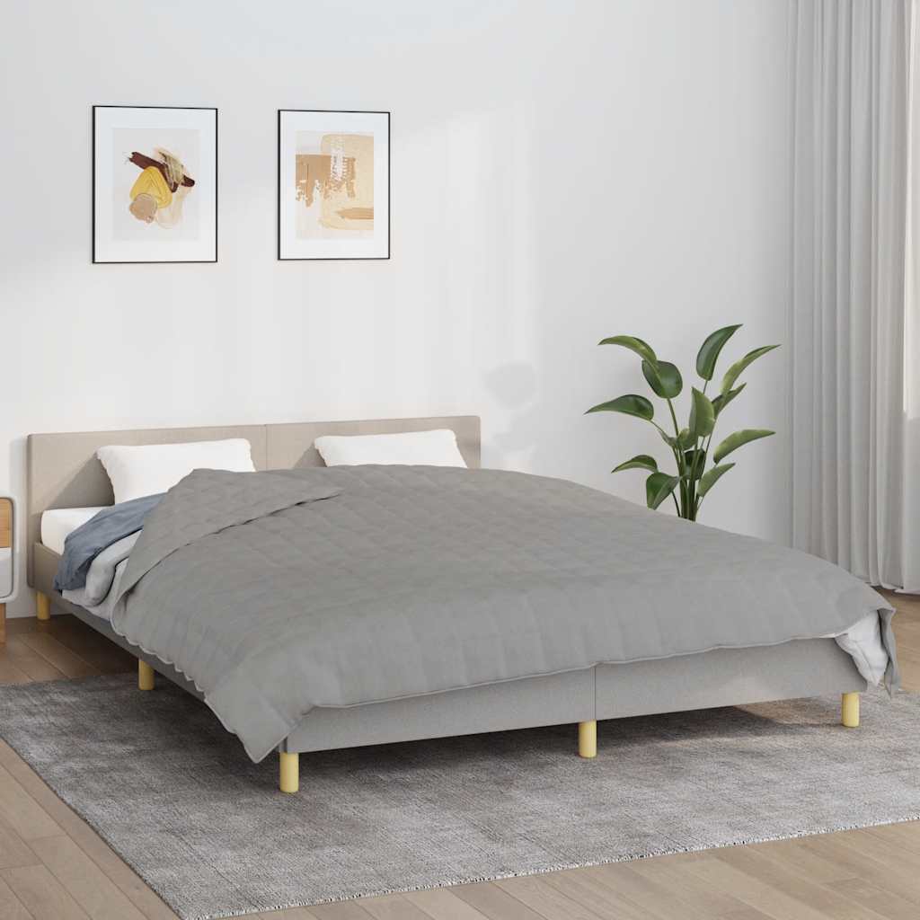 Gewichtsdecke Grau 122x183 cm 5 kg Stoff