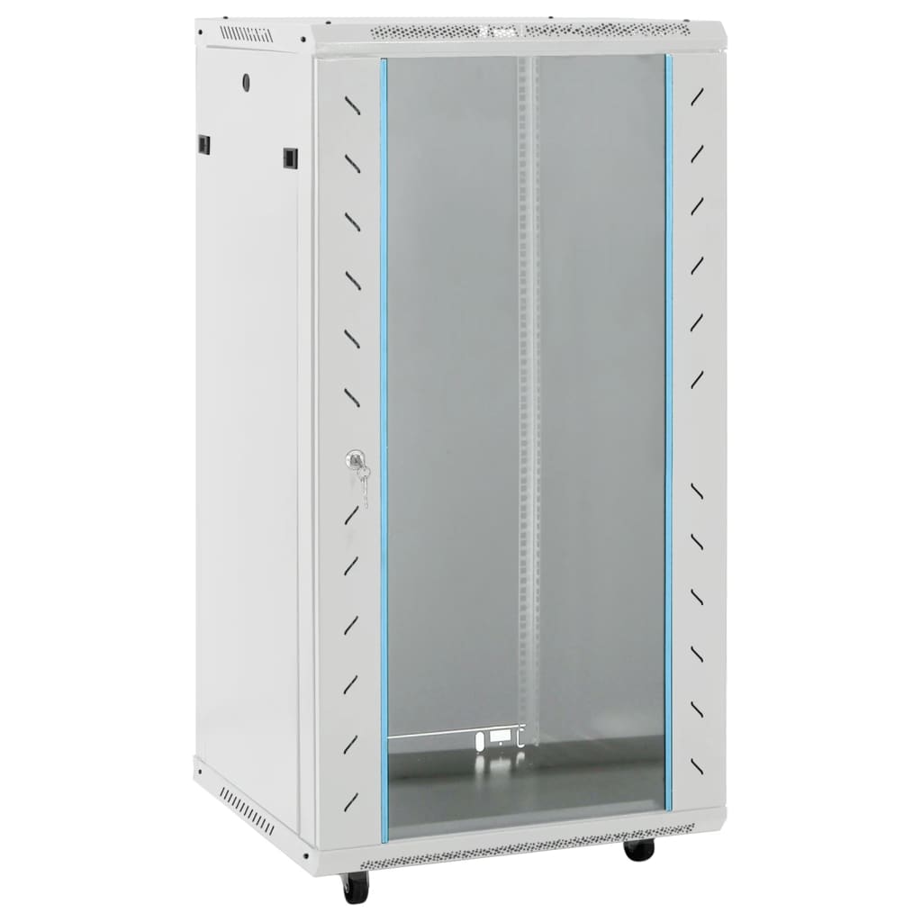15U Netzwerkschrank 19" IP20 Schwarz 60x45x86 cm